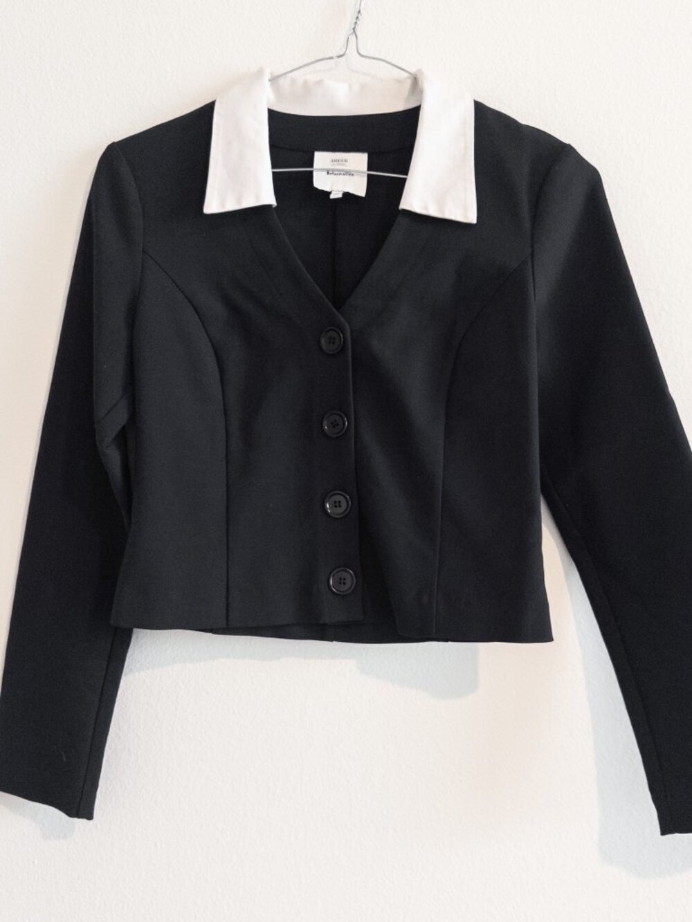 Reformation Pia Knit Top with Stretch in Black Size Small - Picture 4 of 8